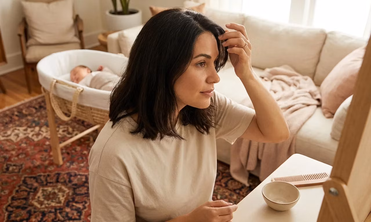 علت ریزش مو بعد از زایمان چیست و چطور میتوان آن را کنترل کرد؟