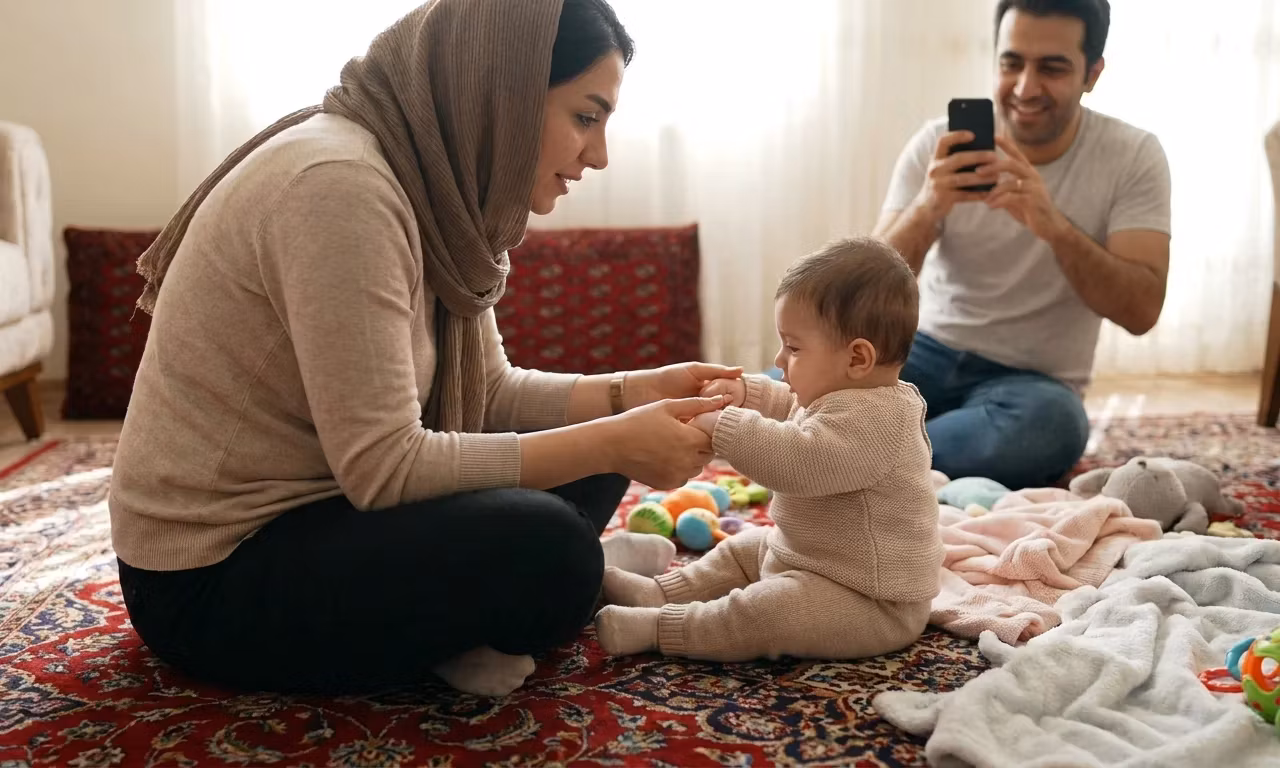 مهارت های نوزاد در هر ماه