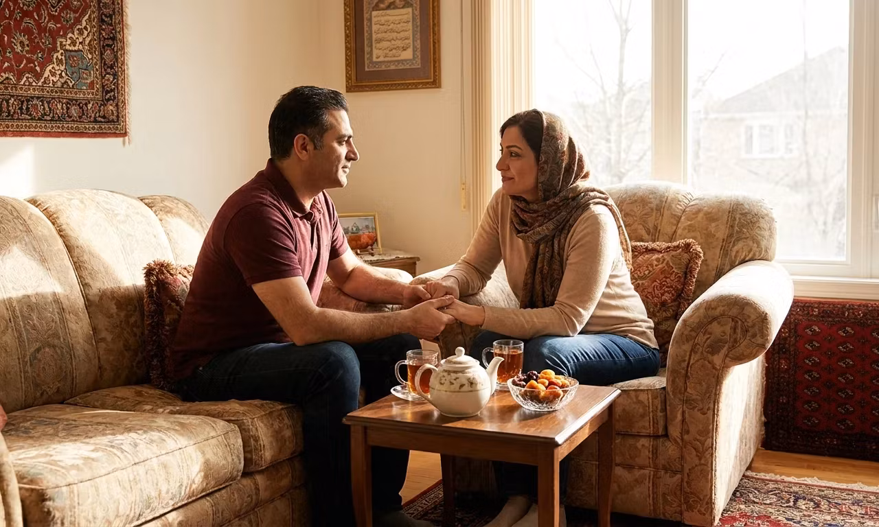 20 جمله برای آشتی با همسر