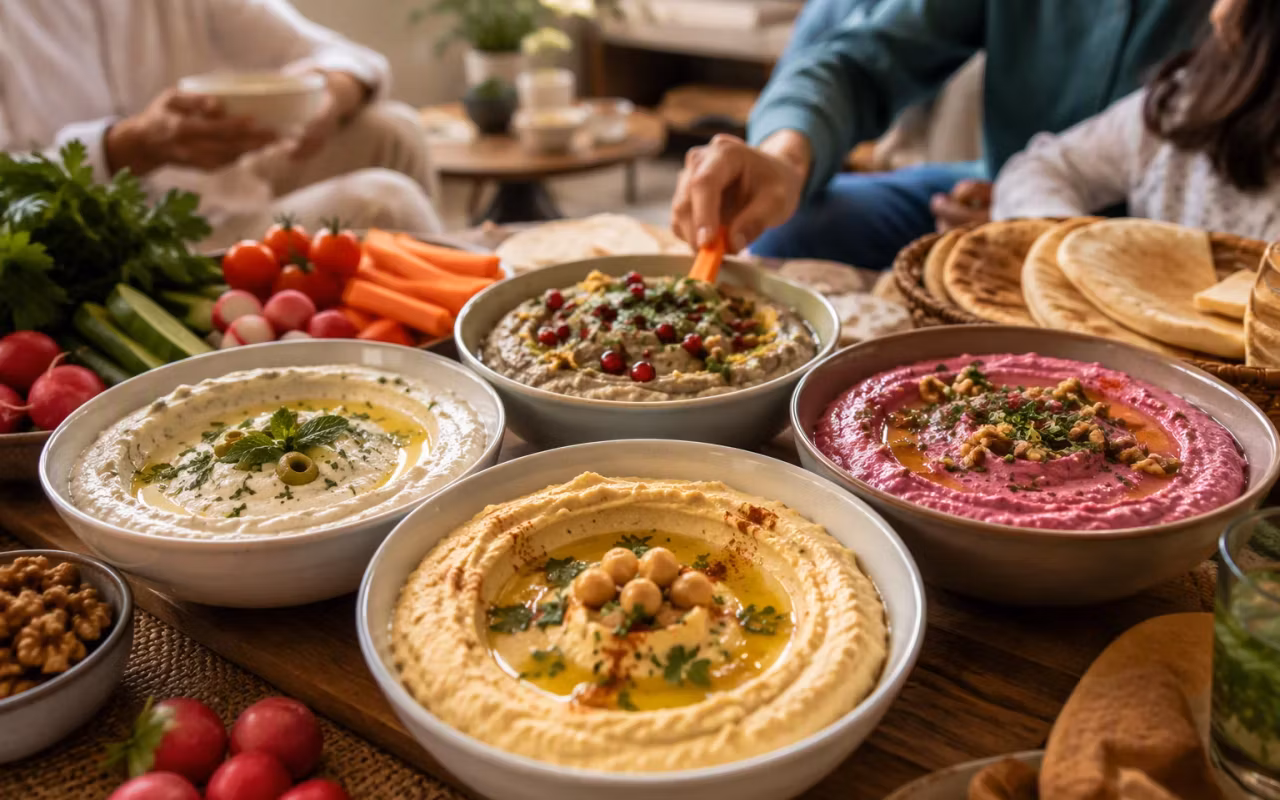 طرز تهیه دیپ برای مهمانی