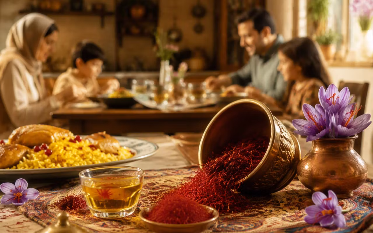 خواص زعفران در ادویه، فواید زعفران برای بدن و روش مصرف