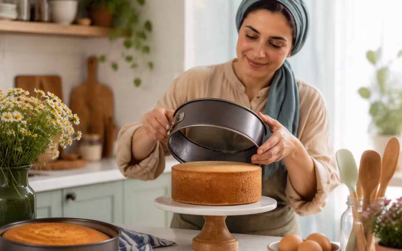 چند دقیقه بعد از فر کیک را از قالب خارج کنیم؟