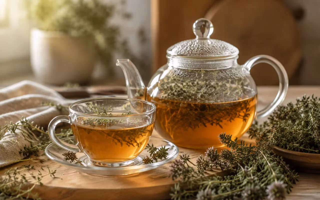 بهترین روش تهیه دمنوش آویشن با مقدار مناسب