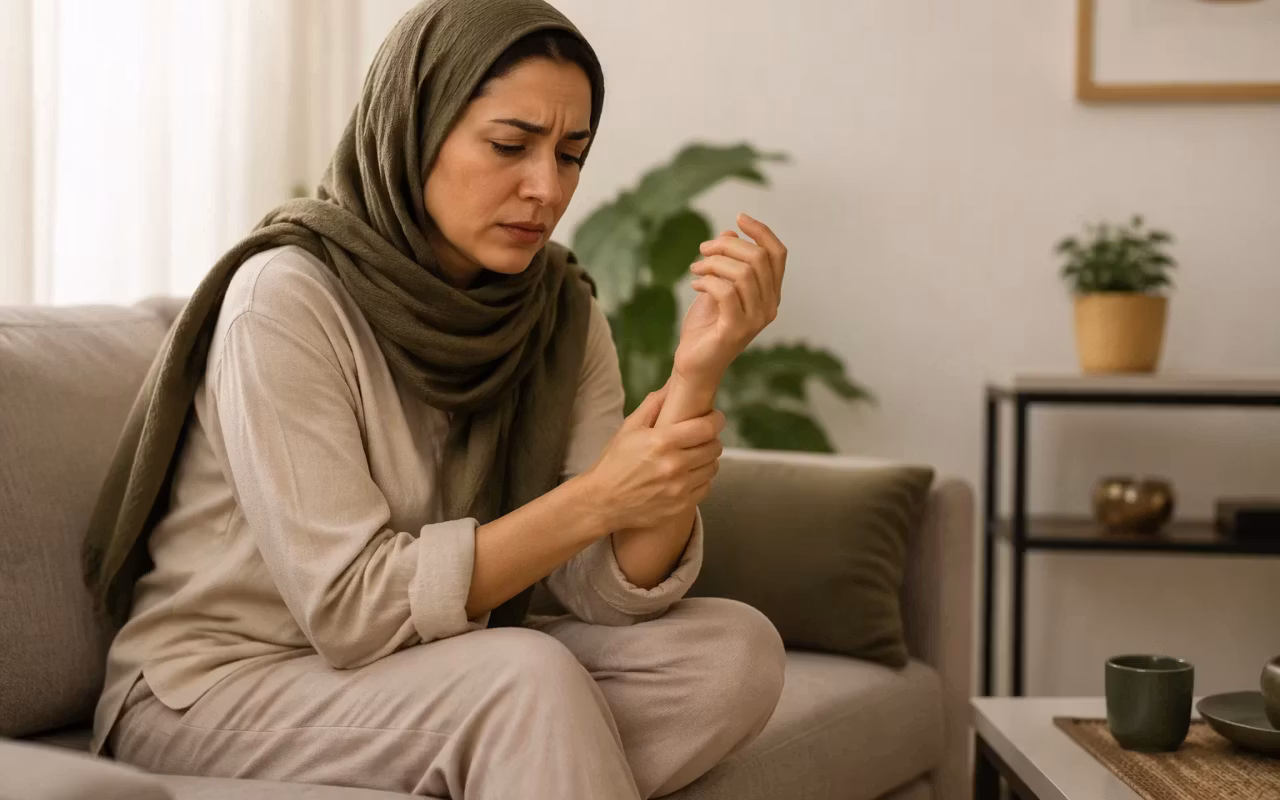 علت خواب رفتن دست و پا چیست؟
