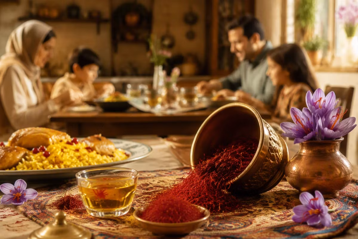 خواص زعفران در ادویه، فواید زعفران برای بدن و روش مصرف