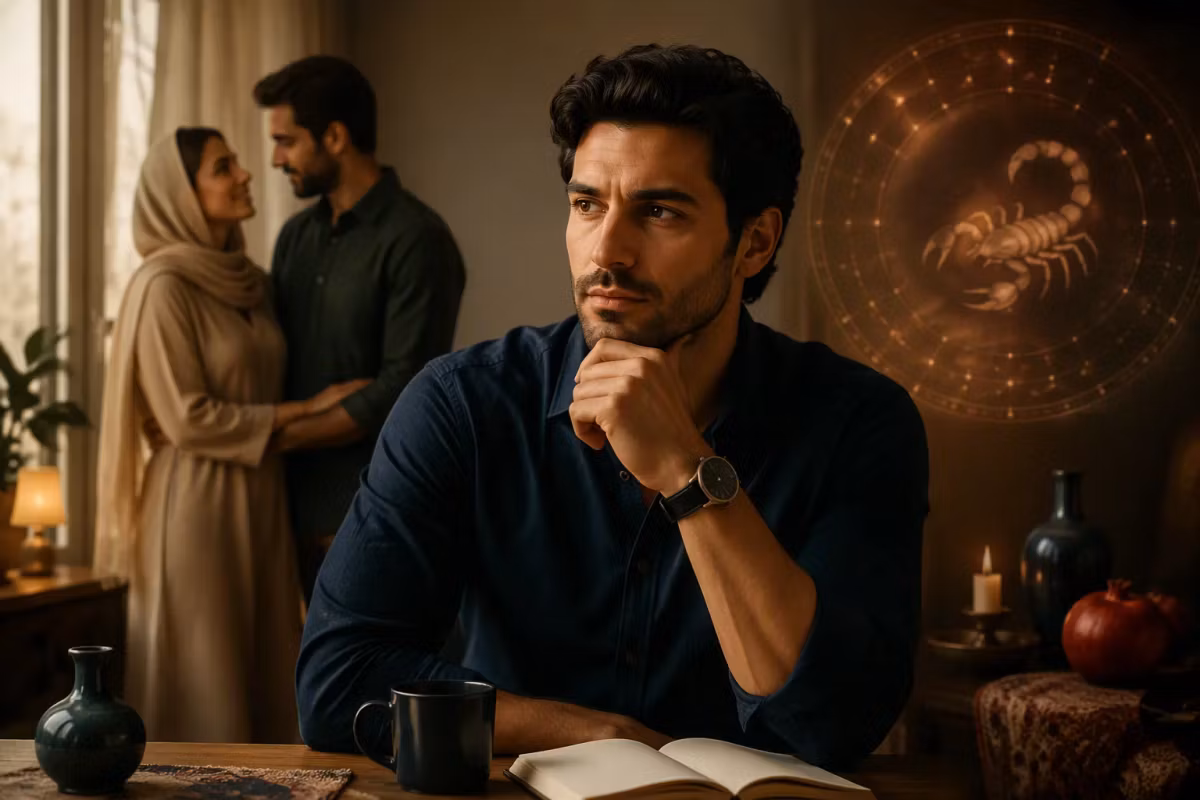 خصوصیات مرد متولد آبان، طالع بینی، عشق، ازدواج و شخصیت ،رگ خواب و زن مورد علاقه