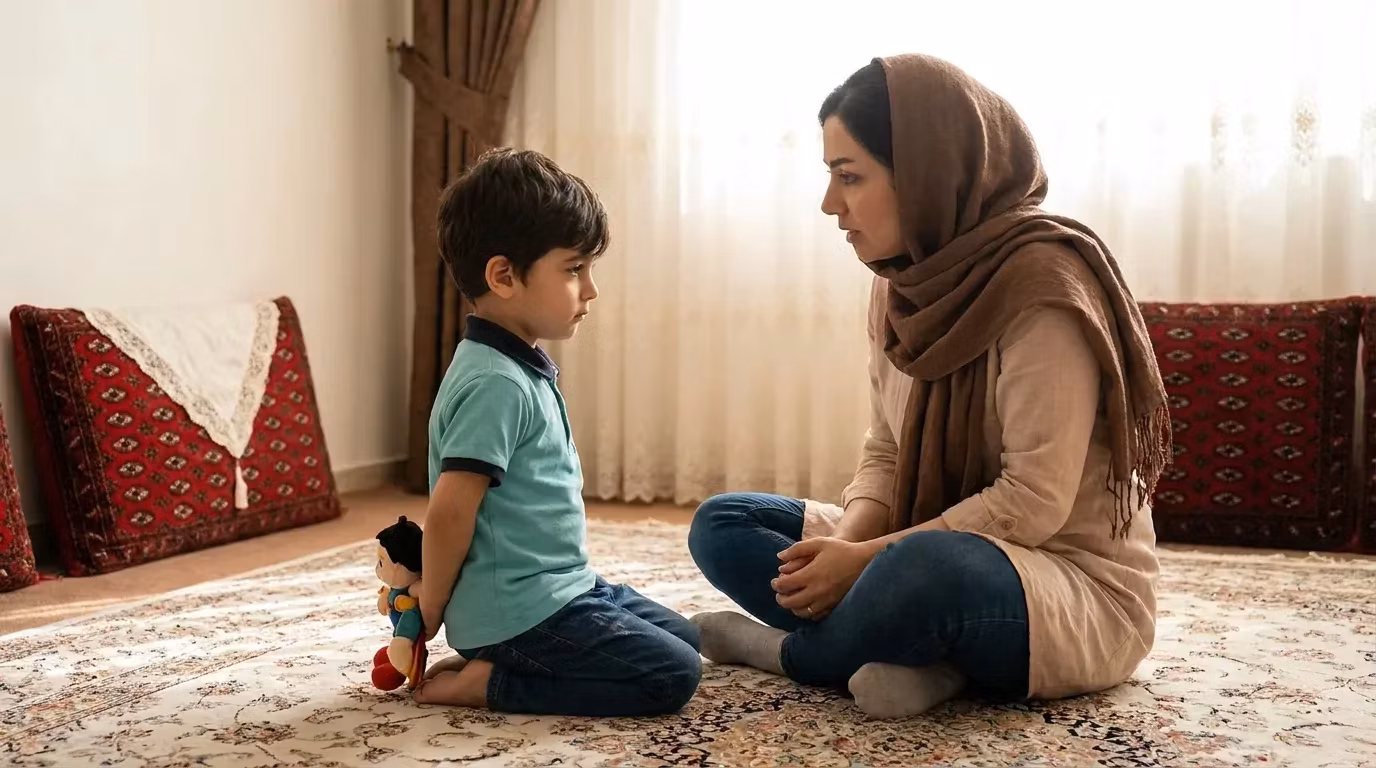 چرا کودکم دروغ می‌گه؟